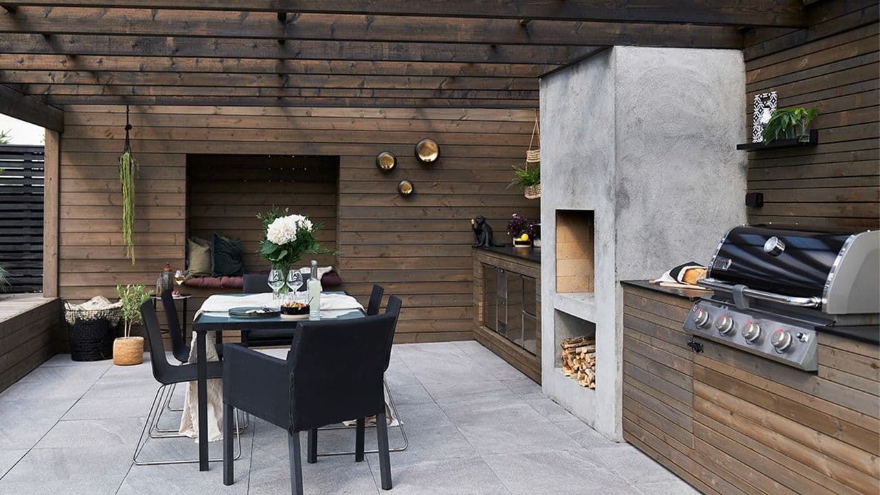 Tak over terrasse som er søknadspliktig.