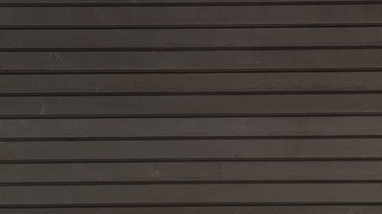 Liggende utvendig kledning.